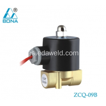 Válvula solenoide de gas soldador de 220V de latón